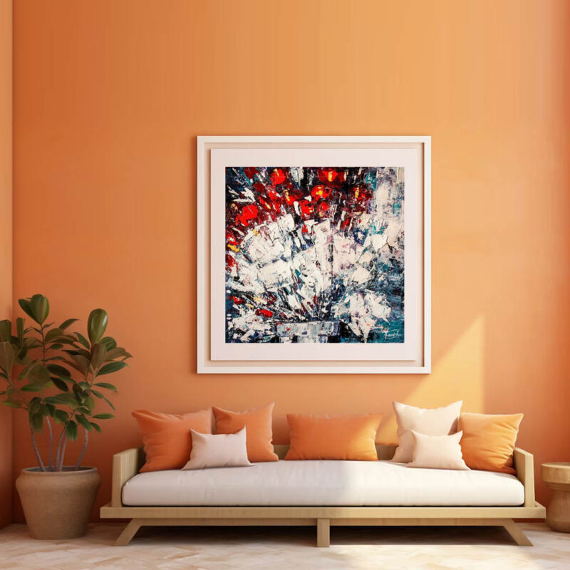 The eternal flower flask-Art for decoration - image 5