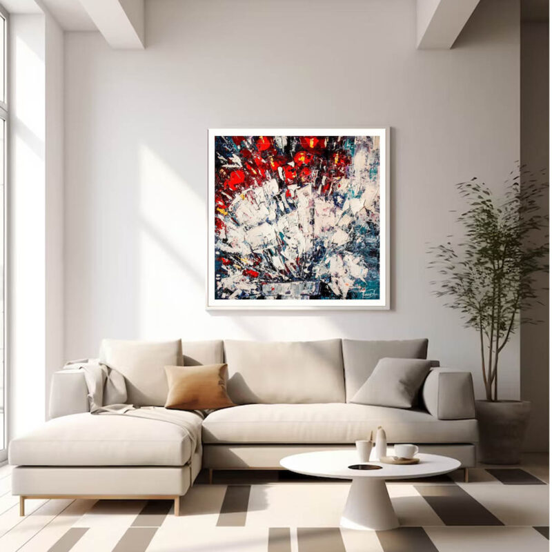 The eternal flower flask-Art for decoration - image 3