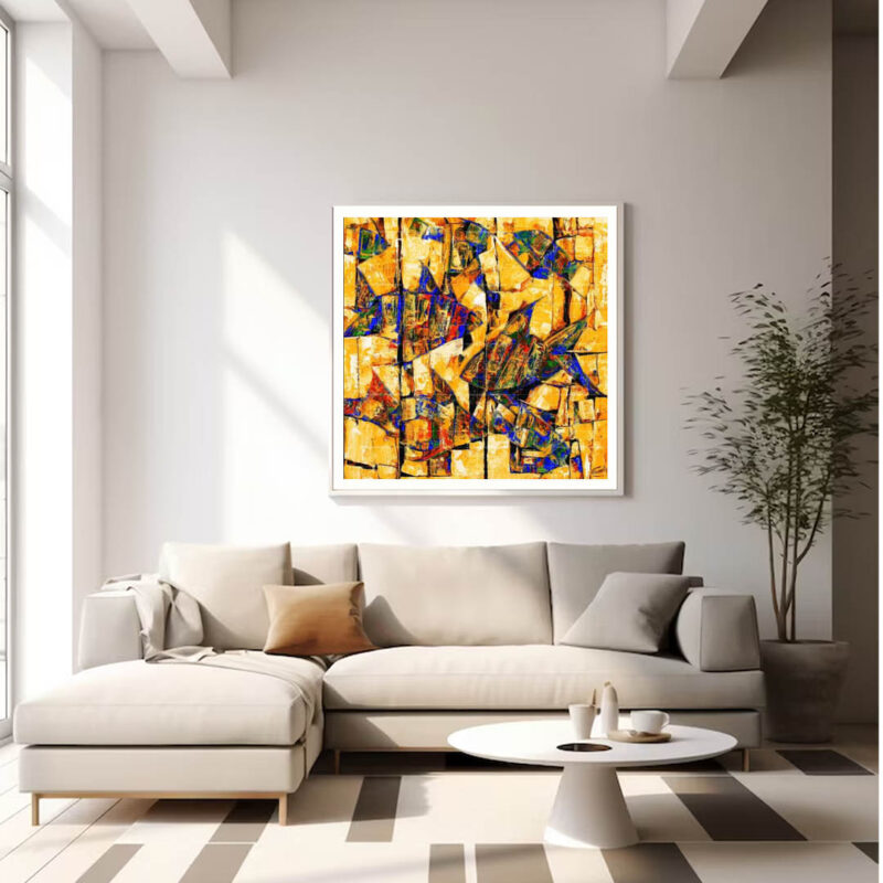 The Golden Desire- Fish Painting - image 2