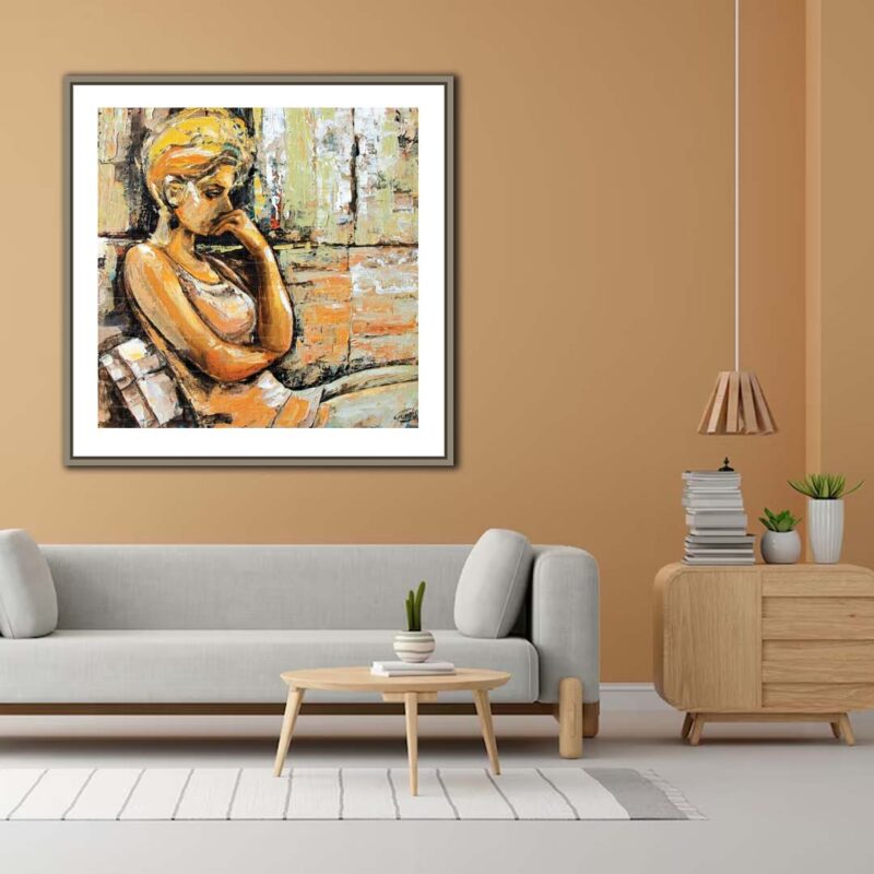The Pain Of Someone-Figurative Painting - image 4