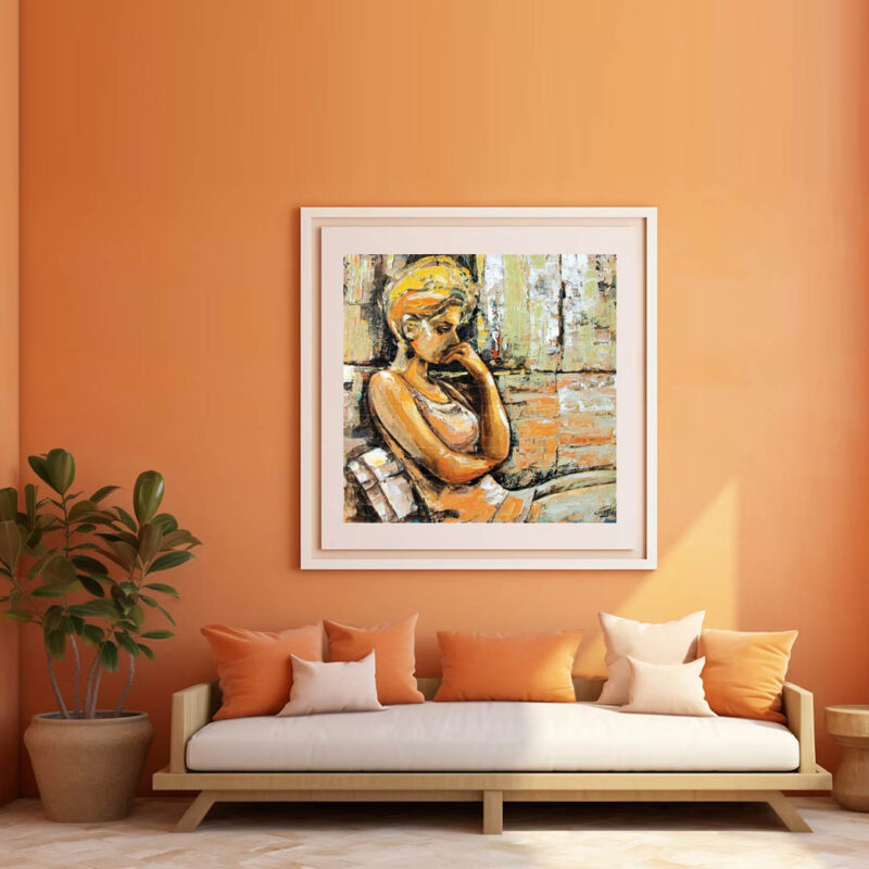 The Pain Of Someone-Figurative Painting - image 5
