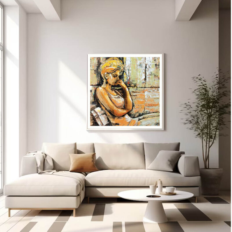 The Pain Of Someone-Figurative Painting - image 2