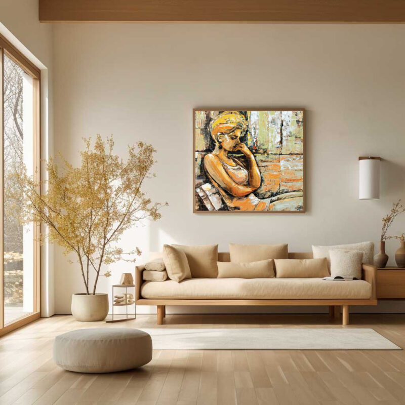 The Pain Of Someone-Figurative Painting - image 8
