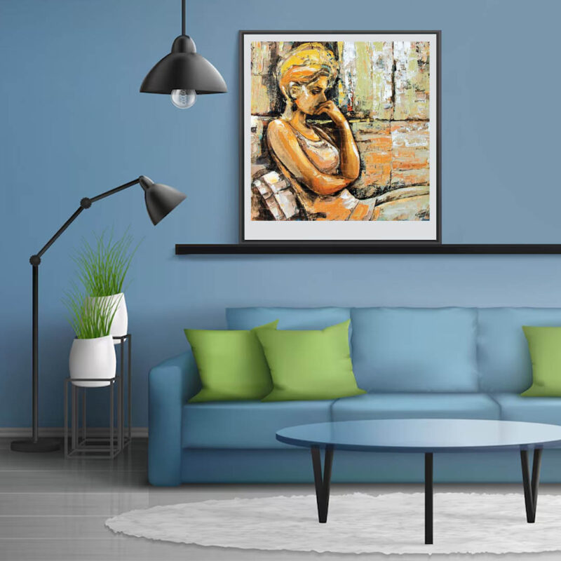 The Pain Of Someone-Figurative Painting - image 3