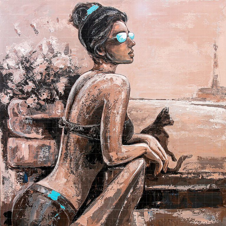 The Painting Of An Italian Friend is world famous handmade artwork made from natural colors mixed with acrylic colors for sale.Buy Original paintings online for home decoration and room interior enhancement at affordable price