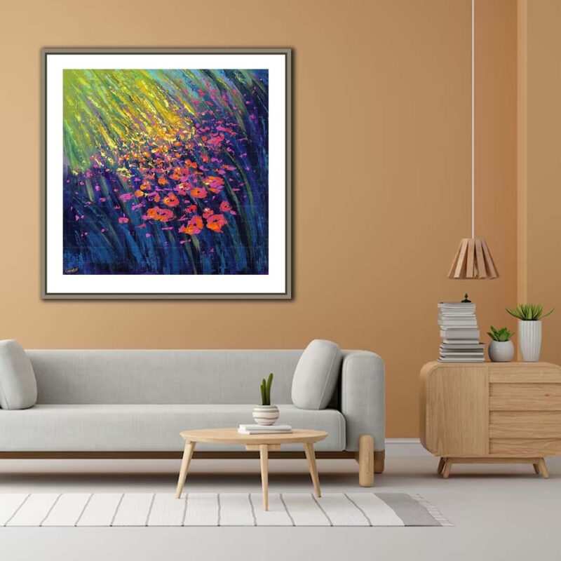 The Painting of Dancing Flowers- Floral Art - image 4