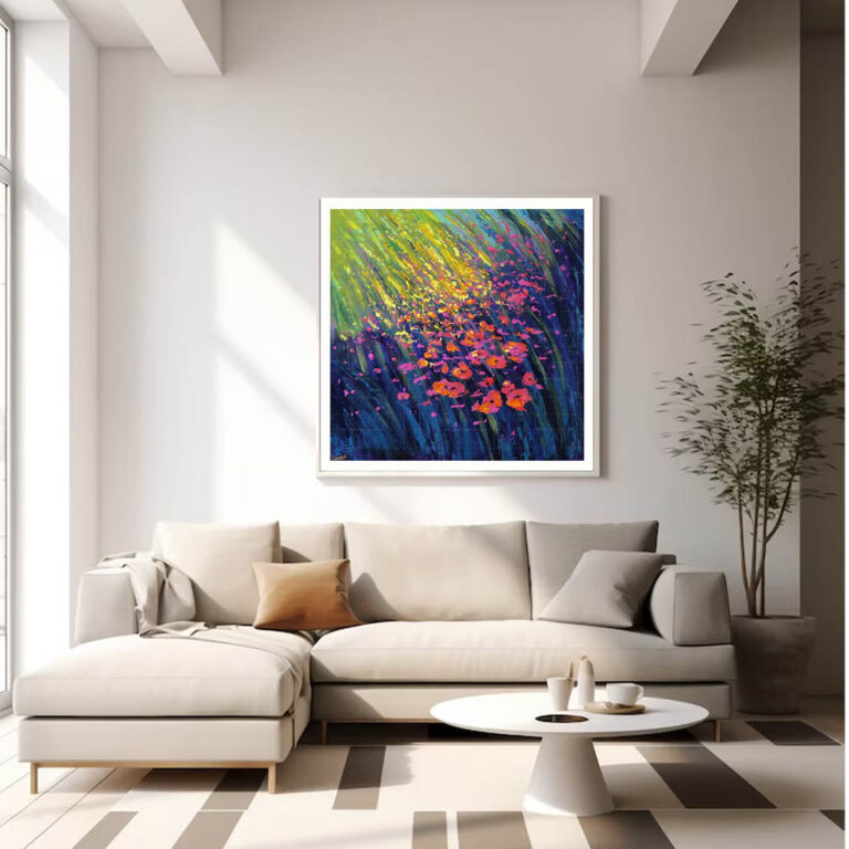 The Painting of Dancing Flowers- Floral Art - gallery photo 1