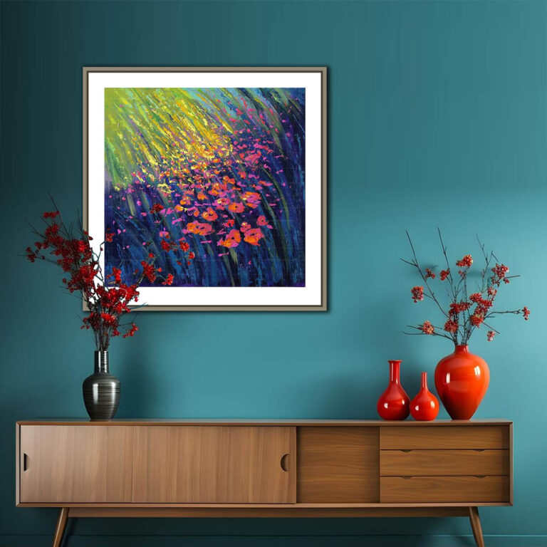 The Painting of Dancing Flowers- Floral Art - gallery photo 5