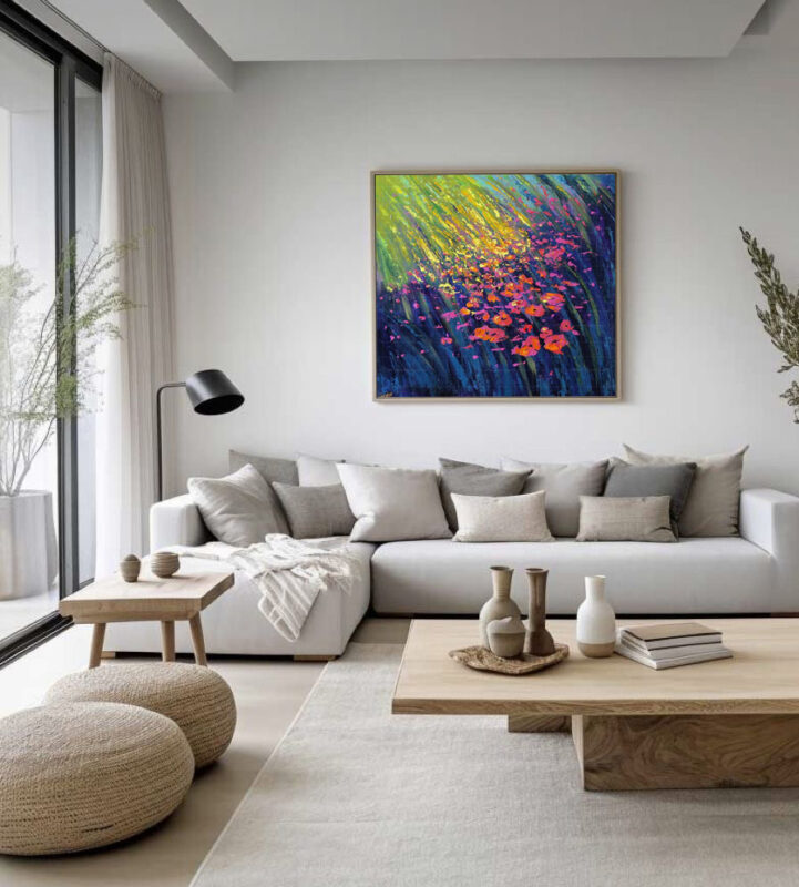 The Painting of Dancing Flowers- Floral Art - image 10