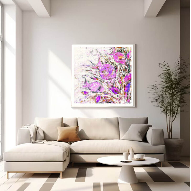 The Pink World- Sea Painting - image 2