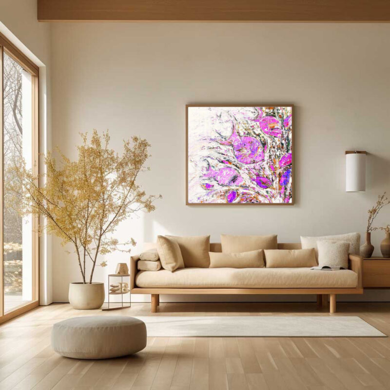 The Pink World- Sea Painting - image 8
