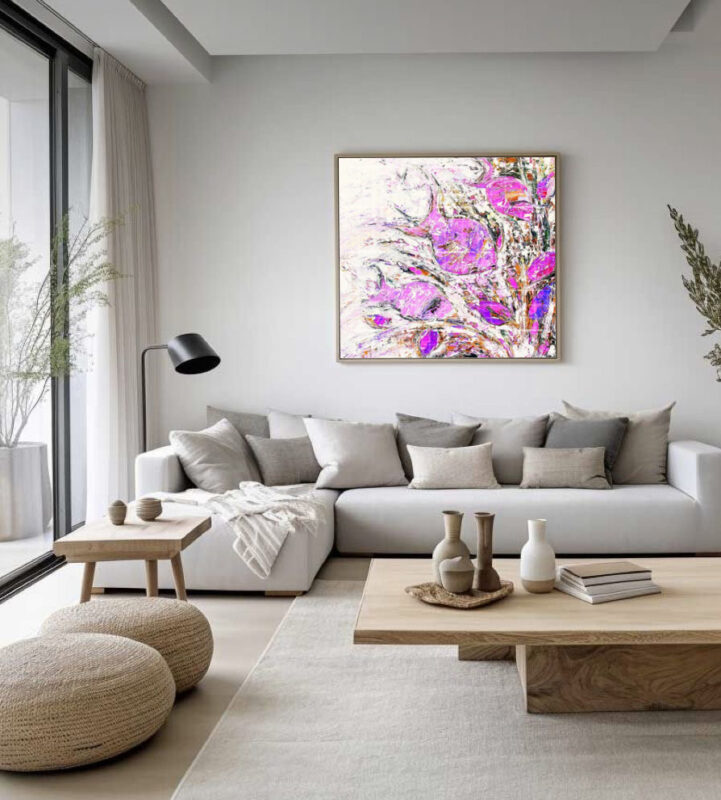 The Pink World- Sea Painting - image 10