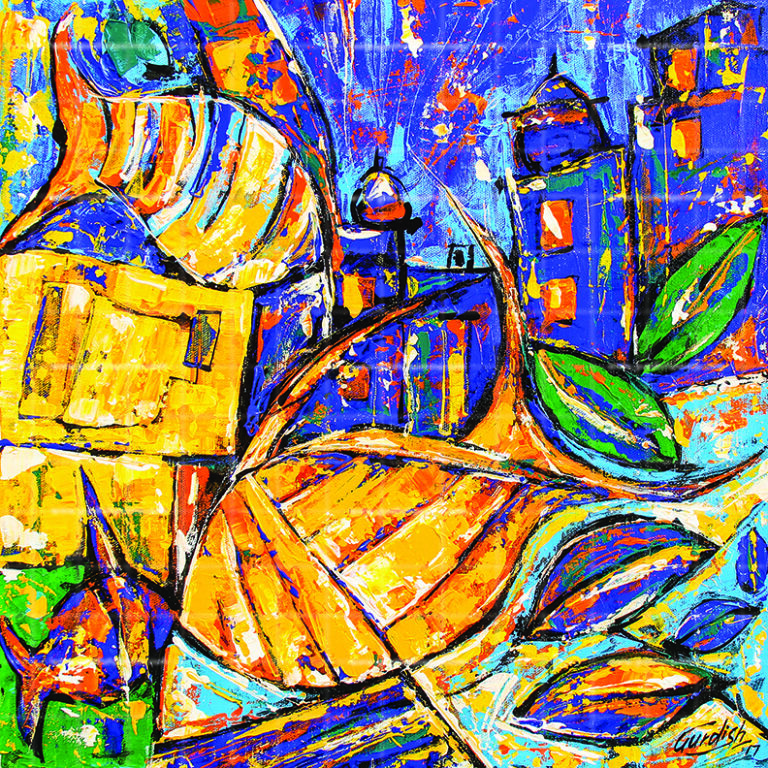 The Underwater City is Original handmade artwork which depict the beauty of the life below the sea surface. and it is for sale worldwide.
