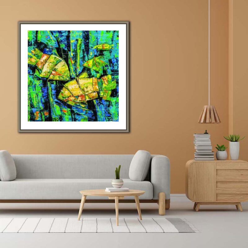 The Underwater love- Fish Painting - image 4