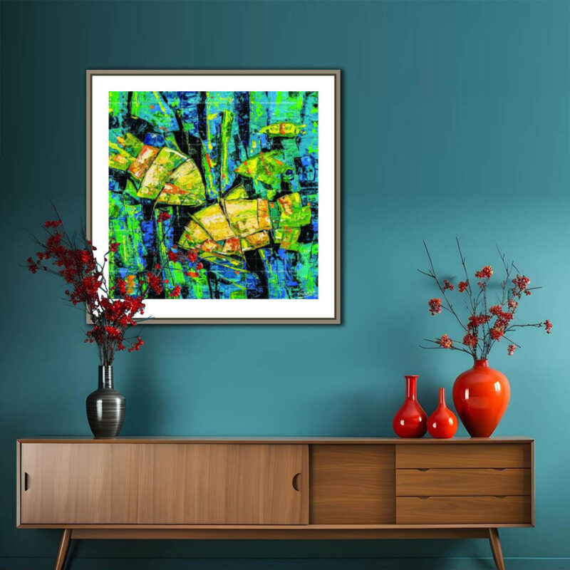 The Underwater love- Fish Painting - image 6