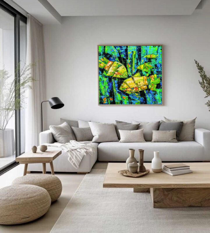 The Underwater love- Fish Painting - image 10