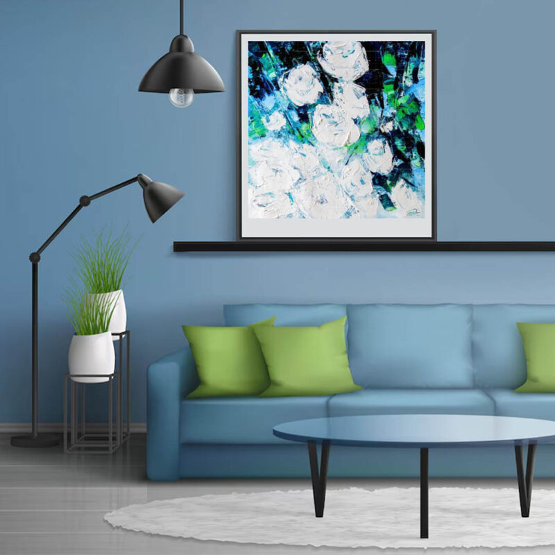 The white flowers-Art for decoration - image 3