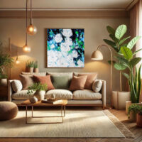 The-White-Flowers-Art-for-Decoration