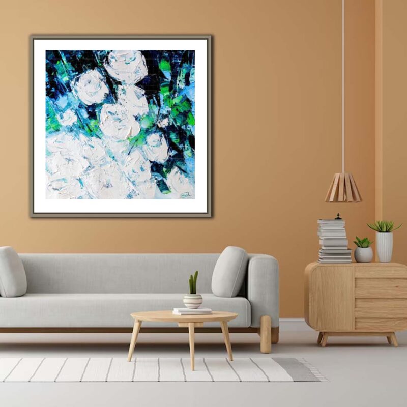 The white flowers-Art for decoration - image 4