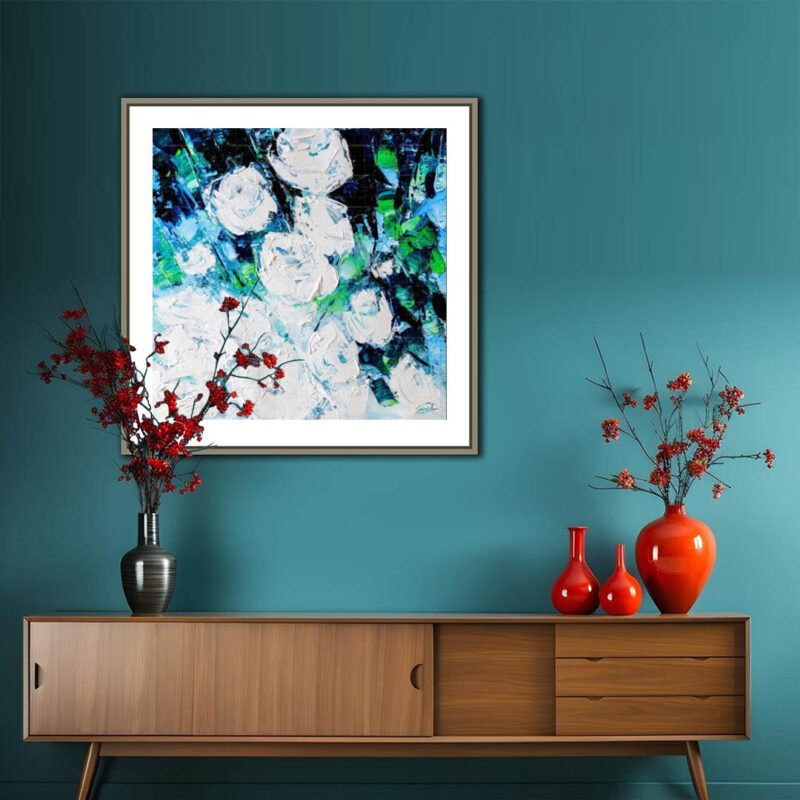 The white flowers-Art for decoration - image 6
