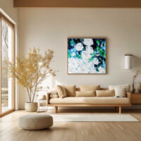 The-White-Flowers-Art-for-Decoration