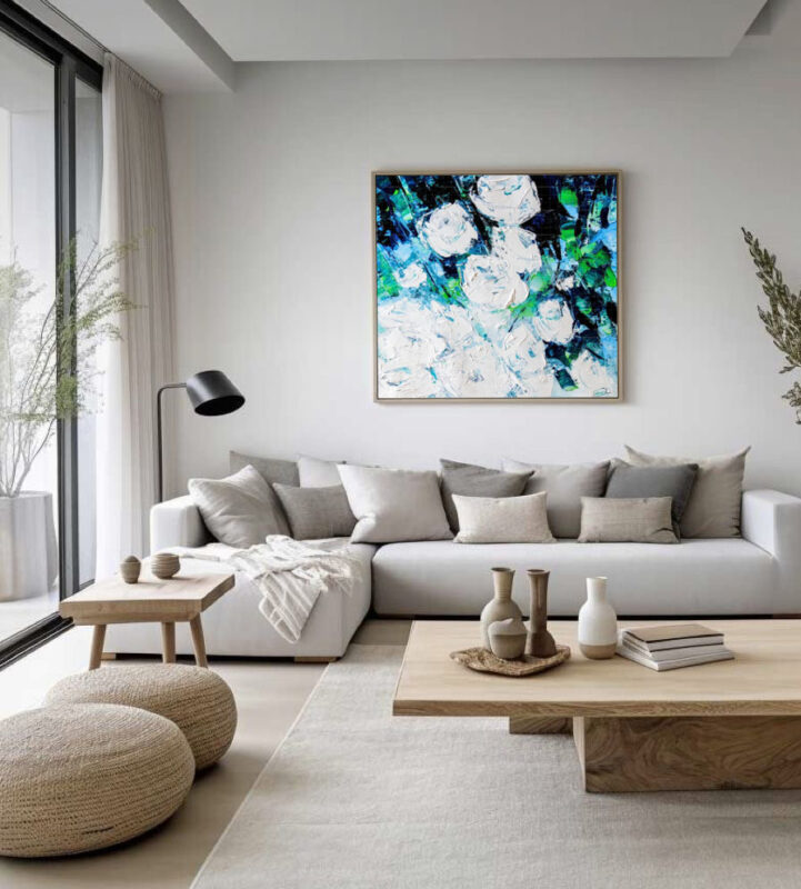The white flowers-Art for decoration - image 10