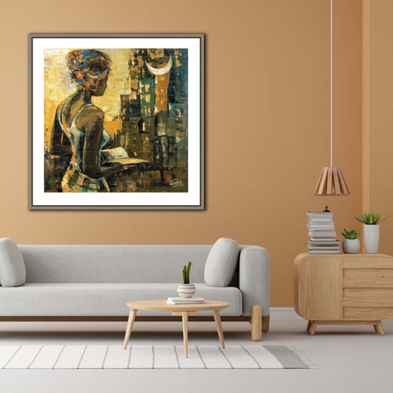 The moon and Her lover- Love art - image 4