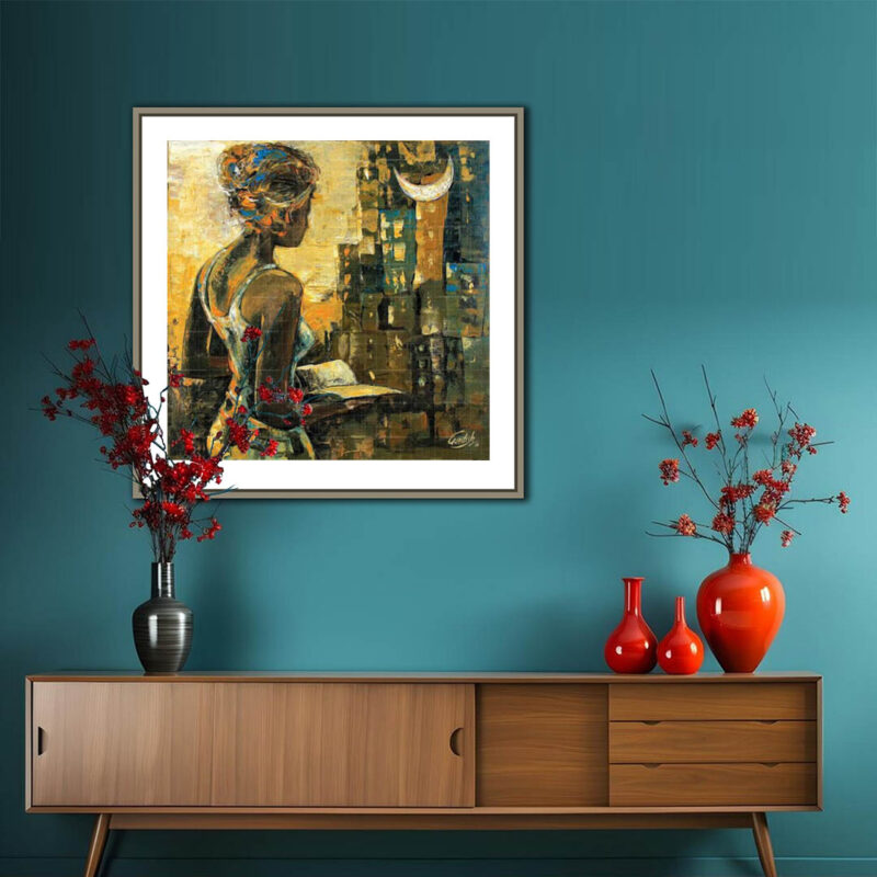 The moon and Her lover- Love art - image 5