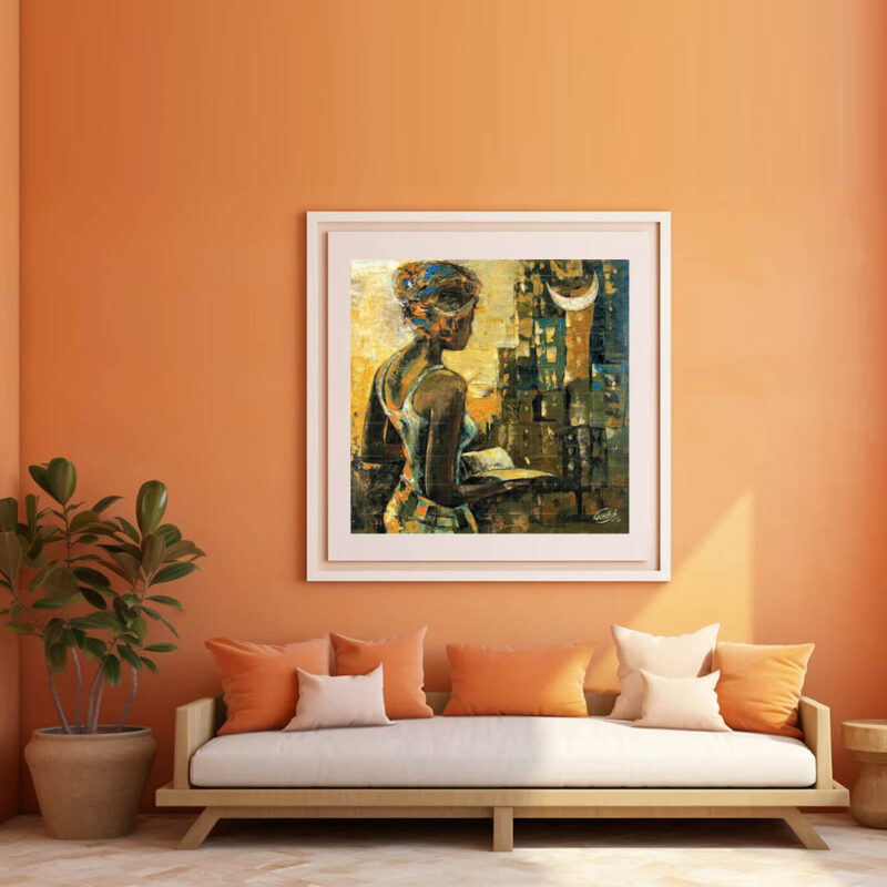 The moon and Her lover- Love art - image 6