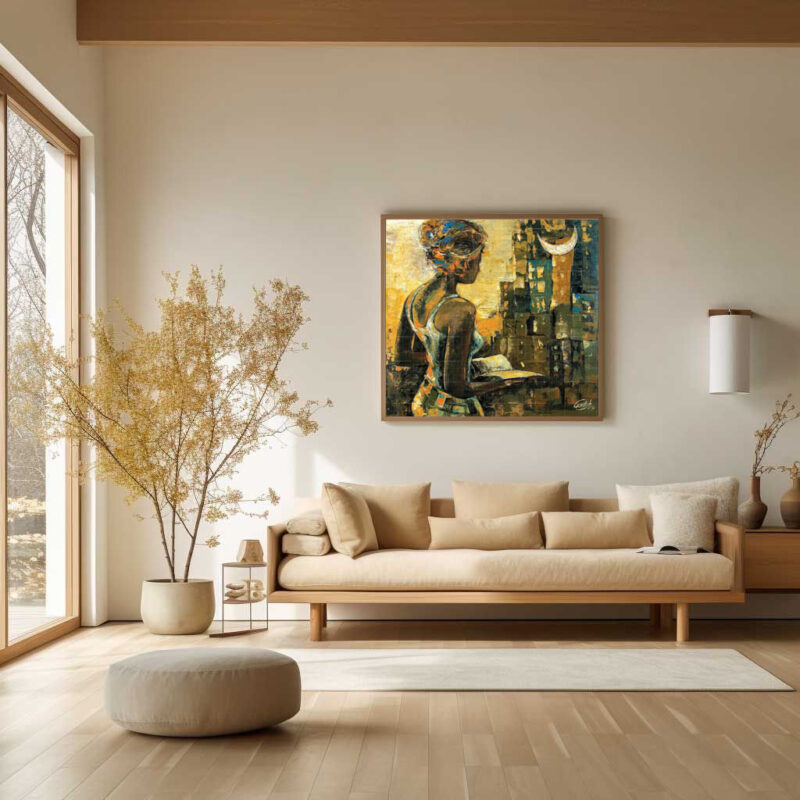 The moon and Her lover- Love art - image 8