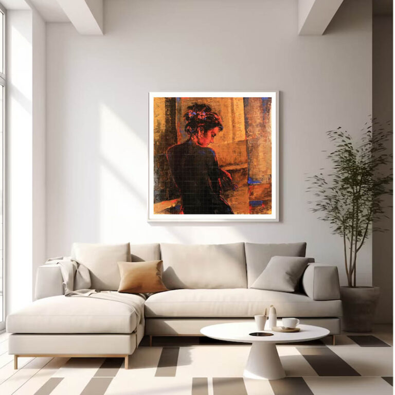 The shades of last Evening- Figurative art - gallery photo 1