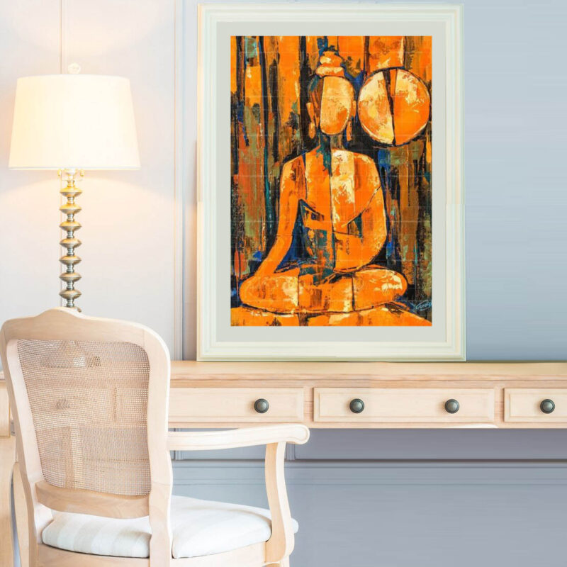The Golden Buddha- Fortune Painting - image 2