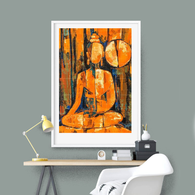 The Golden Buddha- Fortune Painting - image 7
