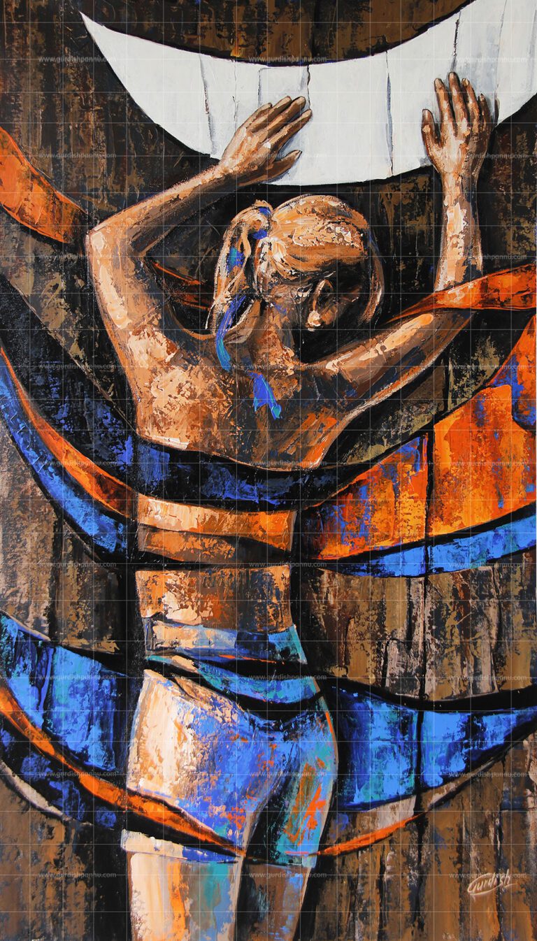 THE SENSE OF RHYTHM- Inspirational art is World famous painting made by artist Gurdish pannu.