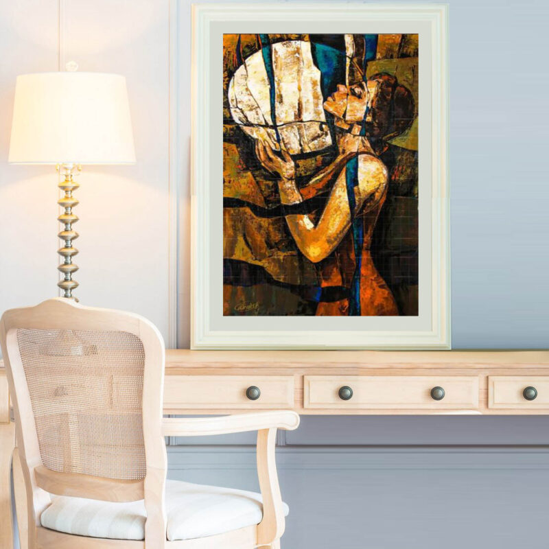 The Half Inclination-Abstract Figurative Art - image 2