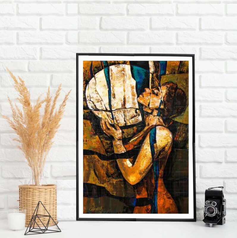 The Half Inclination-Abstract Figurative Art - image 5