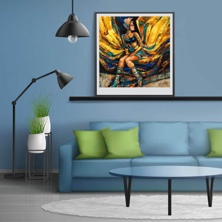 The Golden wings-Angel Painting - gallery photo 2