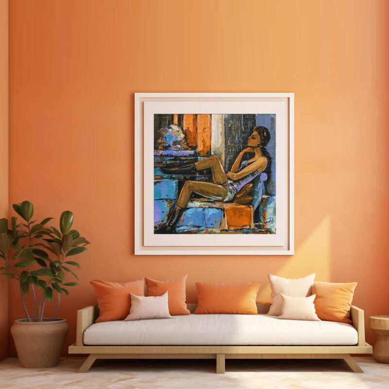 Her Calmness and Gentleness painting - image 4