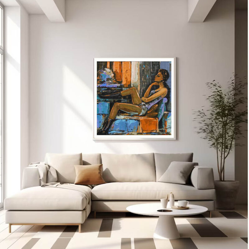 Her Calmness and Gentleness painting - image 3