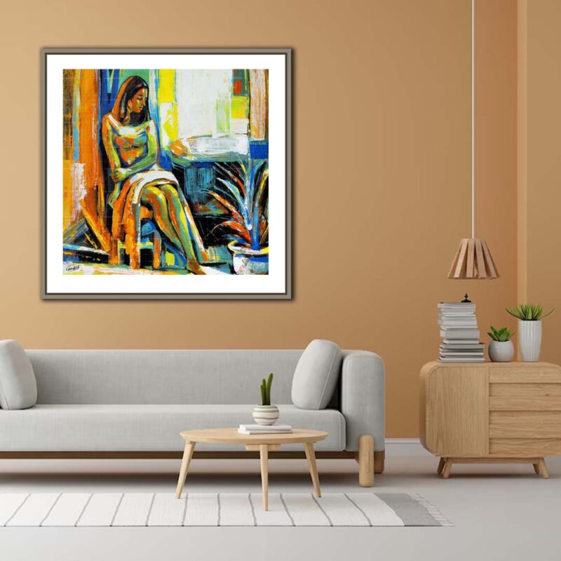 Painting of a young girl - image 3