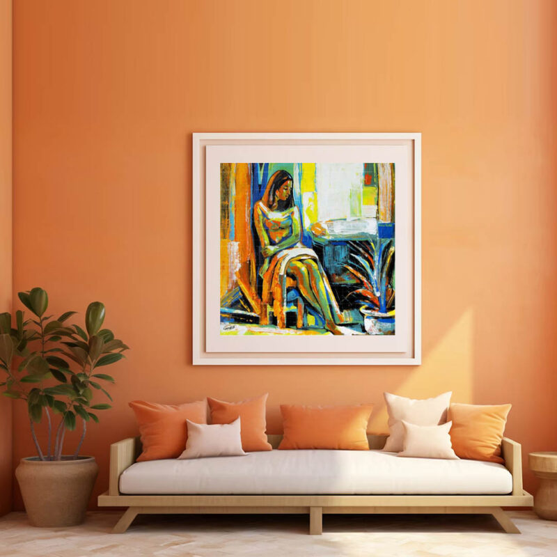 Painting of a young girl - image 2