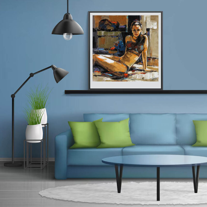 The Morning Calmness-Figurative Art - image 3
