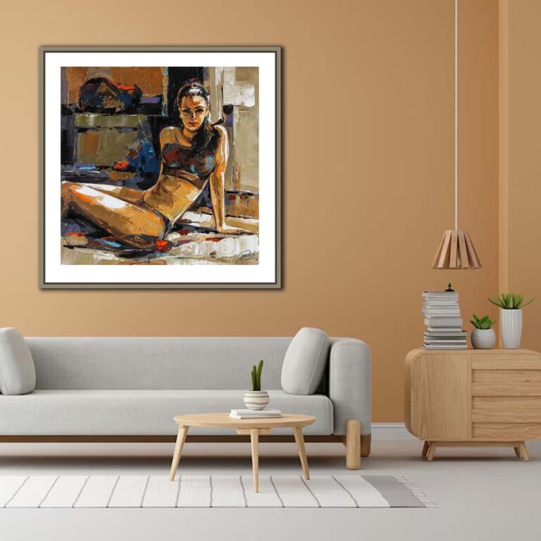 The Morning Calmness-Figurative Art - gallery photo 3