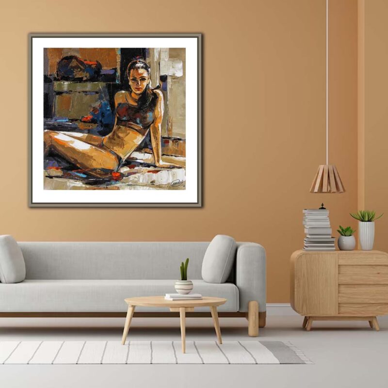 The Morning Calmness-Figurative Art - image 4