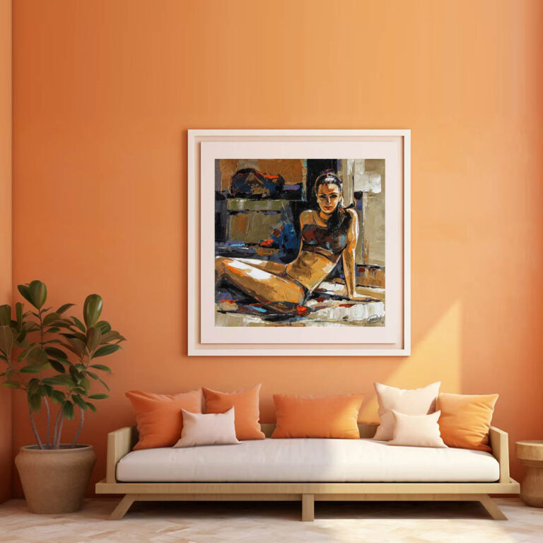 The Morning Calmness-Figurative Art - gallery photo 1