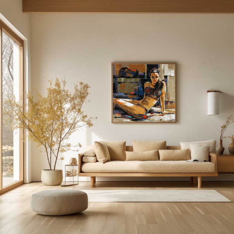 The Morning Calmness-Figurative Art - image 8
