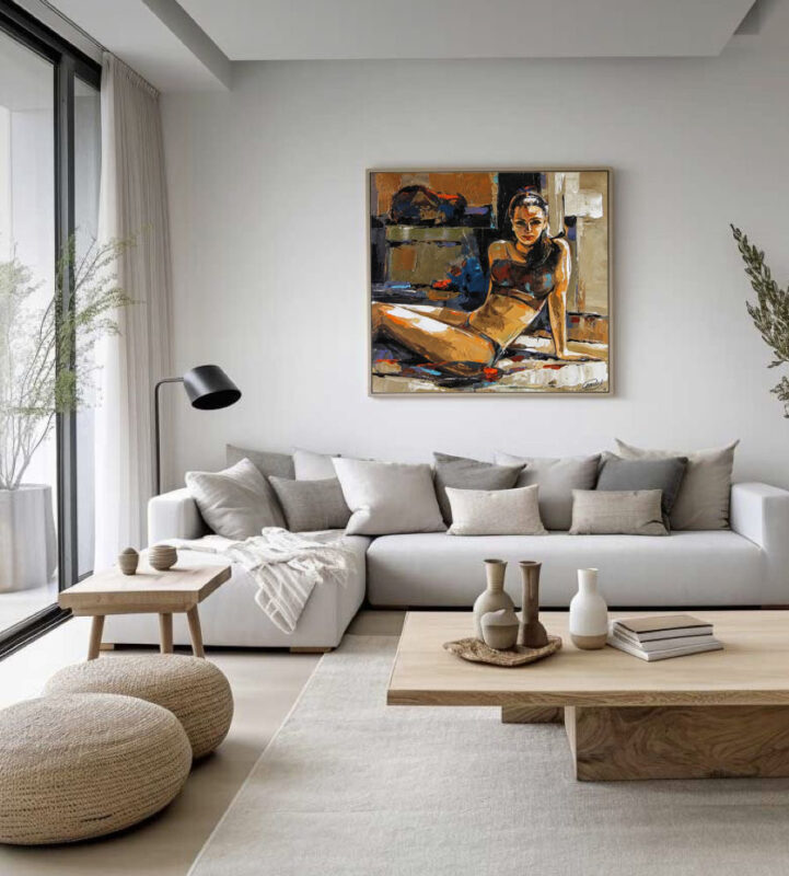 The Morning Calmness-Figurative Art - image 10