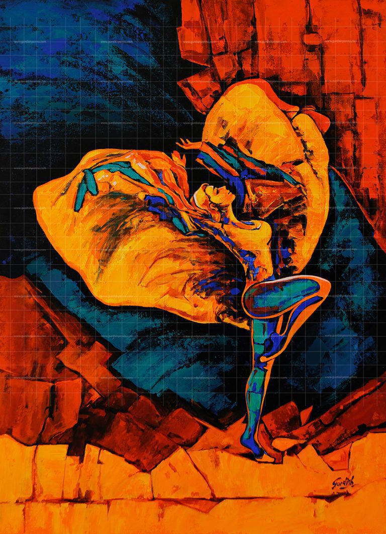 And I Can Fly Too-Figurative Painting Original Handmade artwork made from Acrylic colors for sale.Buy Top world famous painting for room decoration and living room enhancement feminist painting for sale