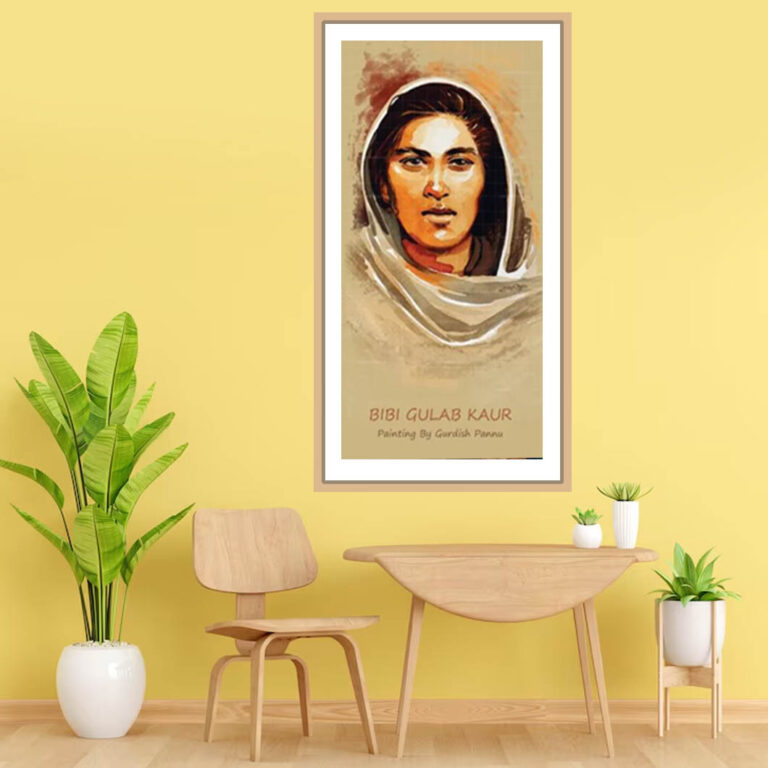 BIBI GULAB KAUR-Indian Freedom Fighter Painting - gallery photo 1