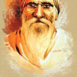 Baba Sohan Singh Bhakna portrait painting by Gurdish Pannu, Sikh fine art for sale.